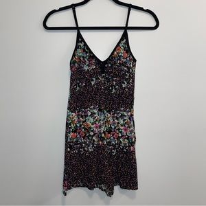 Mimi Chica Flower Print Multicolored Romper Women’s Size S